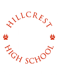 hillcrest high school community foundation logo white