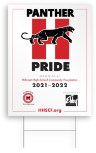 HHS Panther Pride Yard Sign