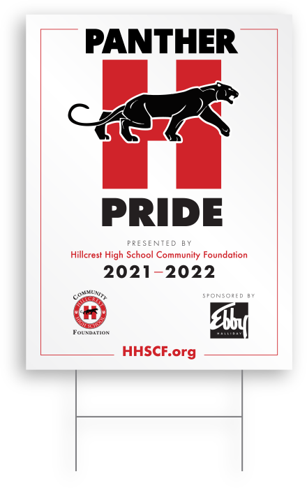 HHS Panther Pride Yard Sign
